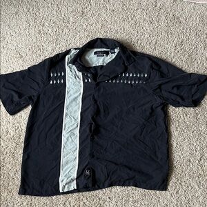 Nat Nast Men’s Silk Button Down Shirt